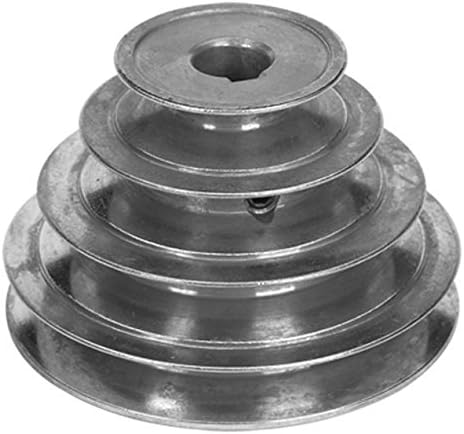 6" Diameter - 4 Step Pulley 1/2" - 5/8" Fixed Bore - Die Cast by Congress