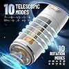 Upgraded Blowjobob Machine for Man 3-in-1 10x Vibration & 10X Thrusting & 10X Rotating Mastusbafor Male Masterburbatar Hands Free Automatic Tight Sleeve Hoodies Z1001 #2