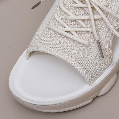 Sandales orthopédiques femmes chaussures de sport de plage d'eau respirantes en tricot - 4