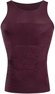 سترة ساخنة بحزام لتنحيف الجسم، ملابس داخلية للتحكم في الخصر، تي شيرت لتشذيب البطن، تي شيرت بمقاس كبير للرجال 00697618 - ضمان لمدة عامين، لون اخضر M 00697618