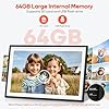 BIGASUO Digital Picture Frame Frameo 15.6" WiFi Electronic Photo Frames Large with 64GB Memory 1920x1080 IPS FHD Touch Screen Share Moments Instantly Anywhere Photo Gifts for Parents and Grandparents