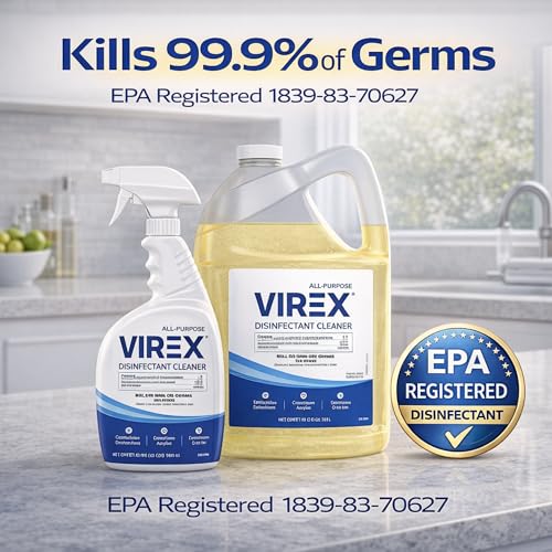 Image of VIREX Diversey All Purpose Disinfectant Cleaner, 1 Gallon, 2 Pack