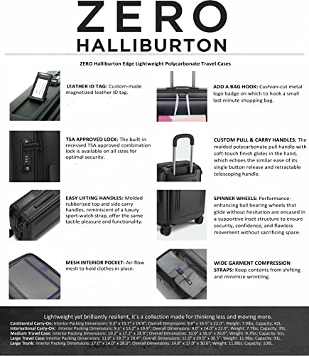ZERO Halliburton Edge Lightweight Polycarbonate Travel Case2
