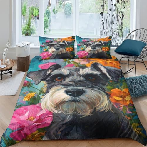 Parure de lit Noël 3D effet doux housse de couette microfibre King 220x240cm - 4