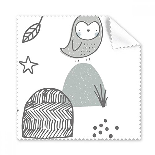 Chiffonnette microfibre oiseau pour enlever les traces sur lunettes et écrans
