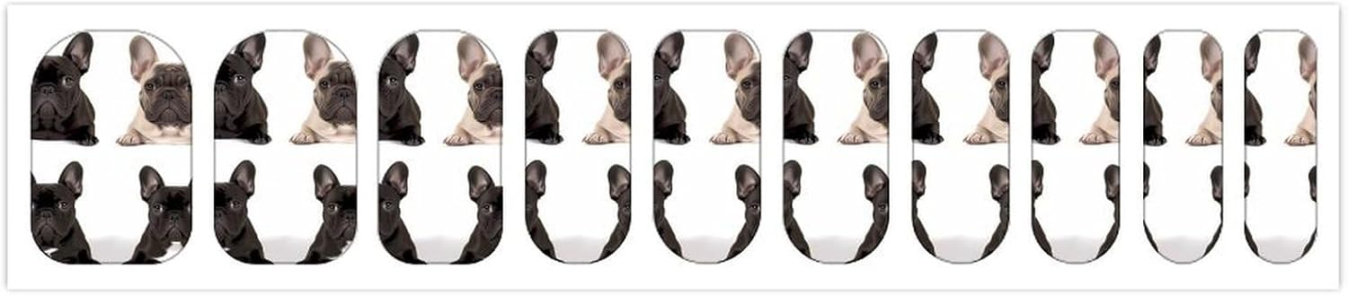 L001 Nail Strips Bundle Full Wrap Long Lasting Nail Polish Strips Easy Application and Removal Salon Quality Self Adhesive Art Stickers for Women Gifts