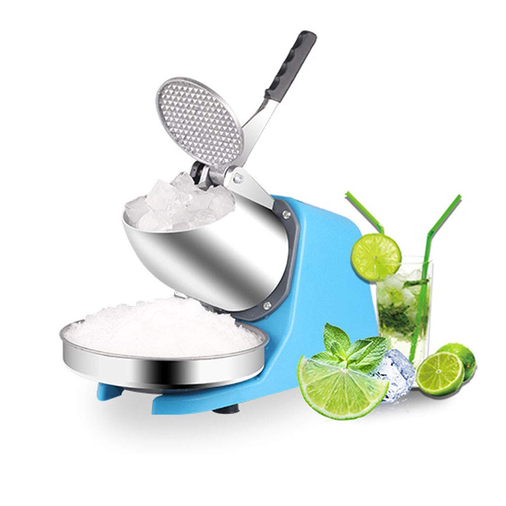 Utensilios de Bar, Trituradora de Hielo Eléctrica de Acero Inoxidable, Rompe Fácilmente Pedazos o Astillas de Bloque Grande, Perfecto para Mojitos, Cócteles y Granizados, 85kg/h