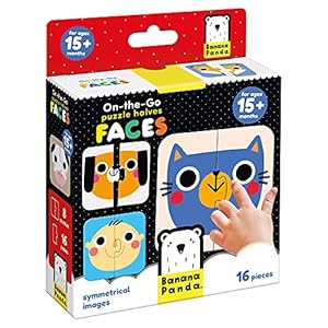 Banana Panda On-the-Go Puzzle Halbe Gesichter