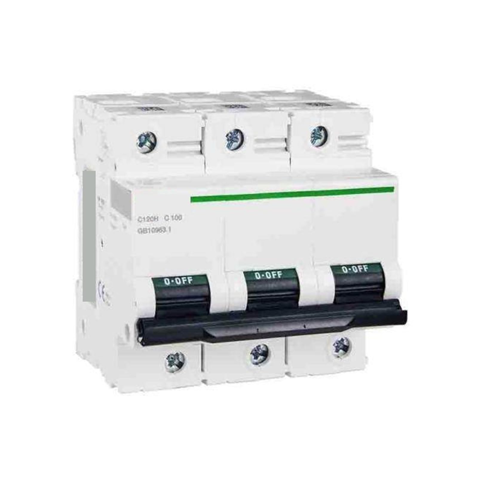 Disyuntor C120H 3P C100A con poder de corte de 10kA contra cortocircuitos 2