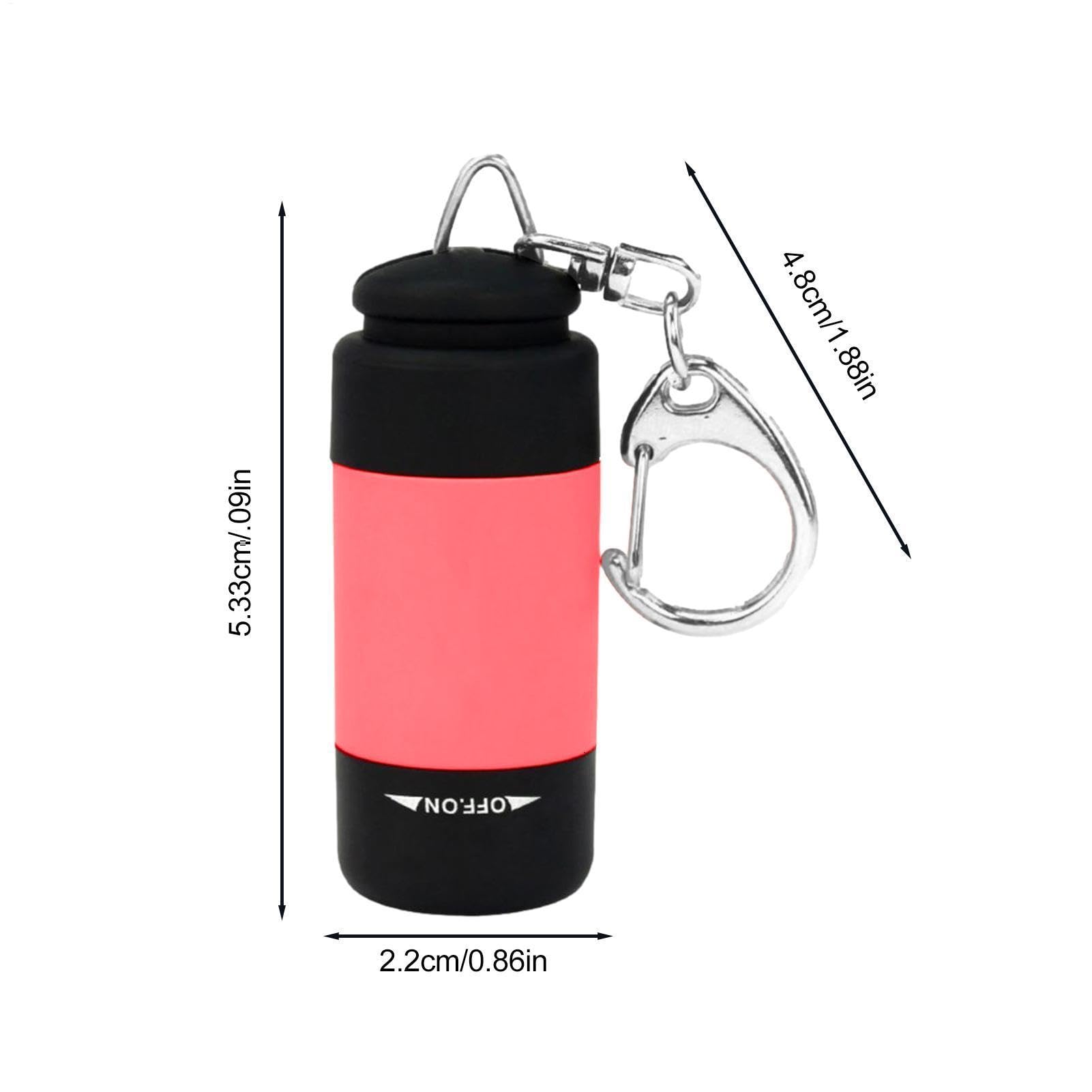Mini latarki LED, kieszonkowe, ładowalne, mini latarka LED, super jasna | kieszonkowa latarka z brelokiem, wodoodporna, na kemping, piesze wycieczki.