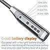 Neckband Bluetooth Headphones, 5.3 Bluetooth 100 Hours Playtime，IPX7 Sports Waterproof Earbuds with Dual Microphone Noise Cancelling with 4 HiFi Speakers Multiple Switchable Sound Modes (Black) #1