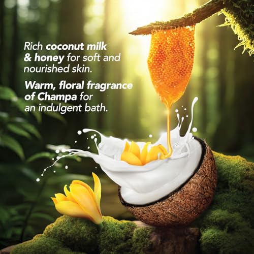 Image of Chandrika Shower gel Honey and Champa in Coconut milk 250ml