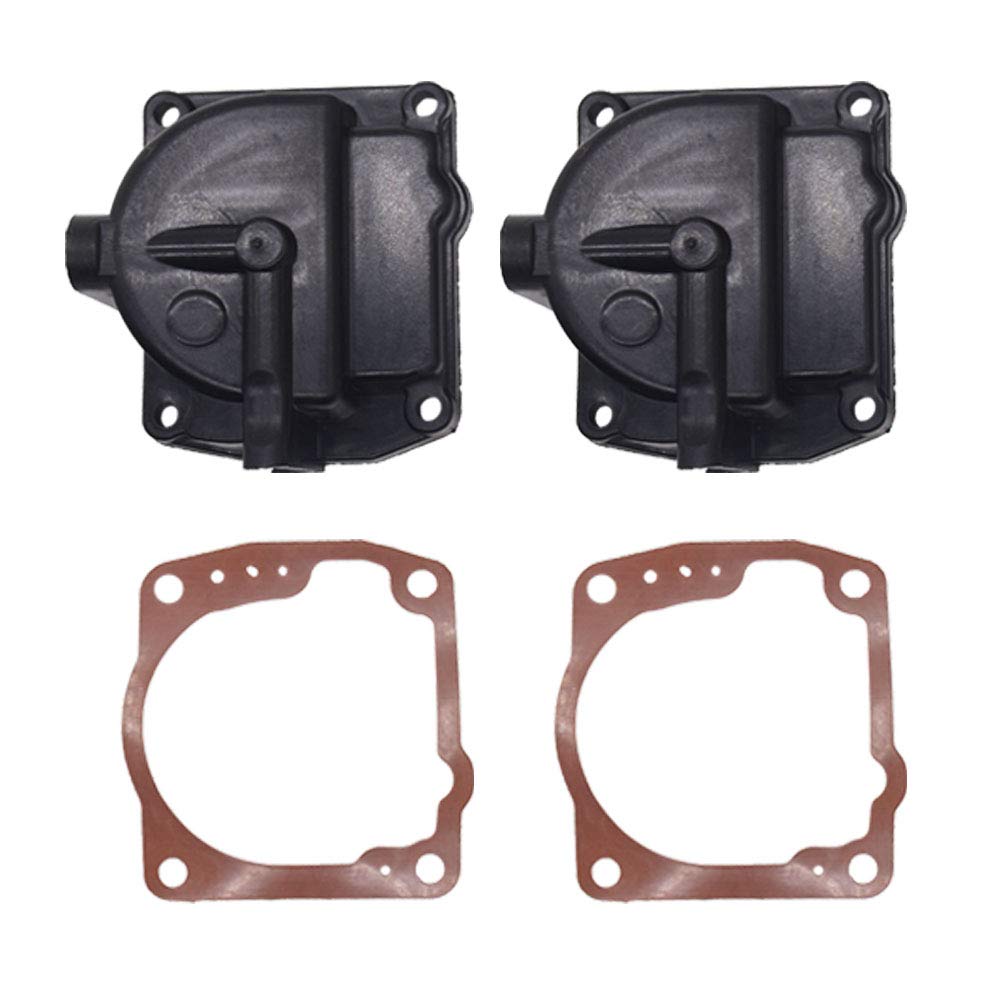 433000 Carburetor Float Chamber Carb Bowl Compatible with Johnson/Evinrude 90-175hp 0433000, 766418,with 335070 Gasket (2)
