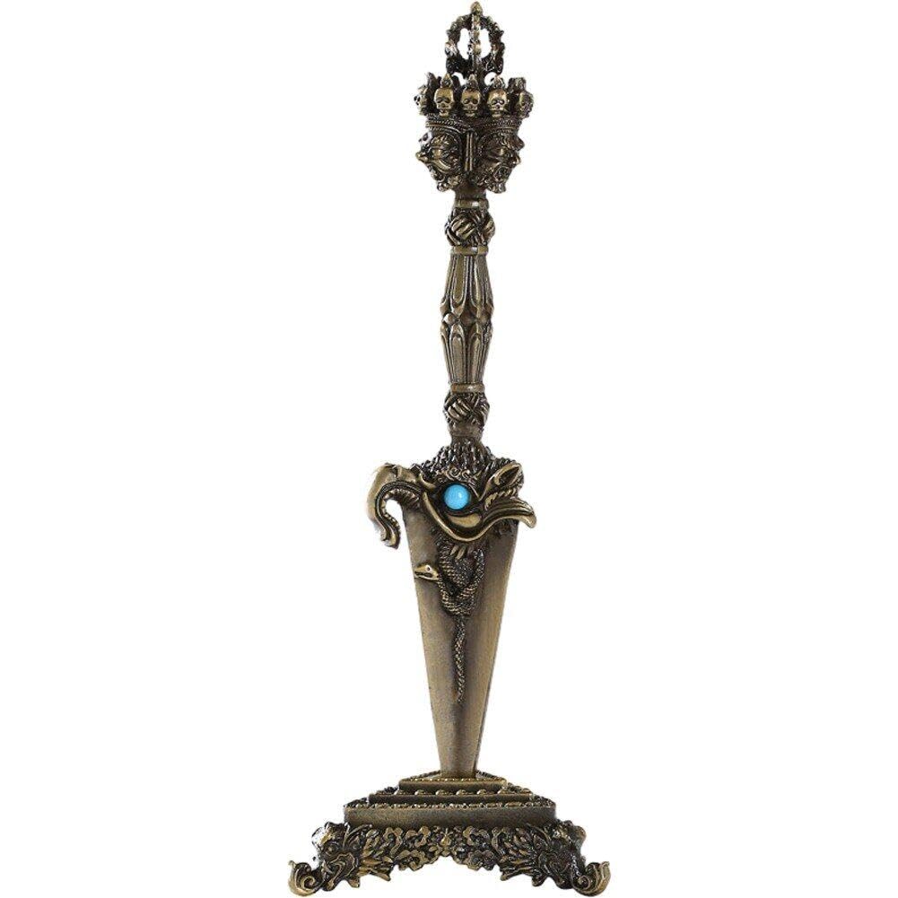 Bouddhisme Vajra Dorje tibétain pilon de méditation en acier