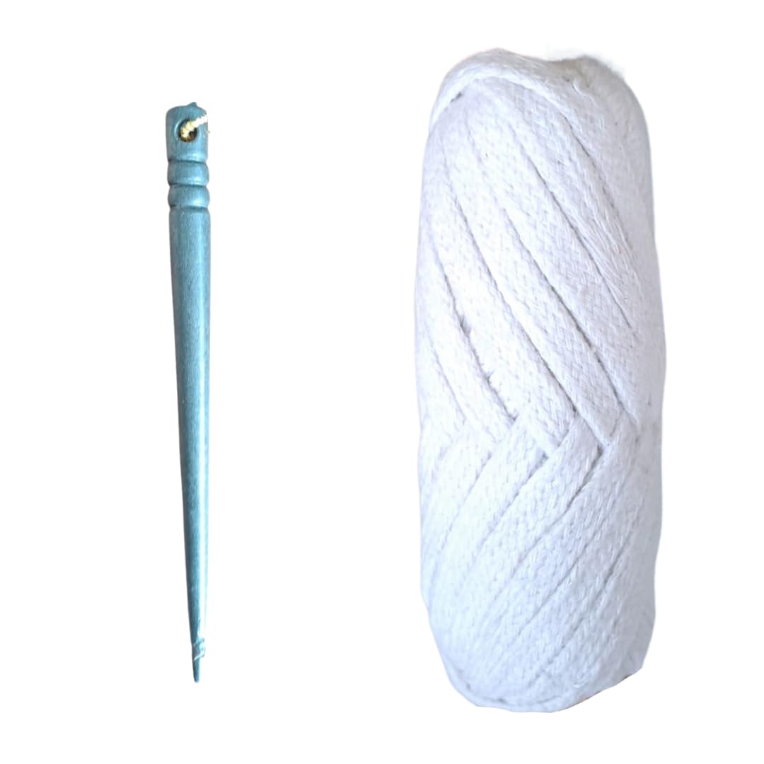 Zordik- Nada for Pyjamas/Dori Thread 100% Pure Cotton String White Colour- 50 Meters for Pyjamas, Salwar, Lehenga, Saree, Petticoat, Patiala (White)