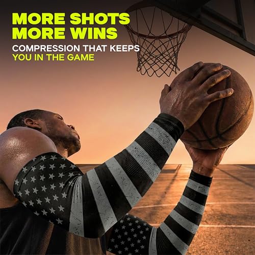 Image of ARMORAY Arm Sleeves for Men and Women - UV Sun Protection Cooling Compression - Tattoo Cover Up Sleeve for Daily Wear & Work