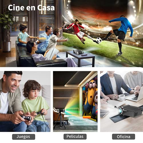 Selvim-Proyector-WiFi-Bluetooth-6000-Lumenes-Mini-Proyector-Portatil-para-Movil-Soporta-1080P-60000-Horas-LED-Compatible-con-PS5-PS4-TV-Stick-HDMI-VGA-USB-AV-para-Cine-en-Casa-Peliculas