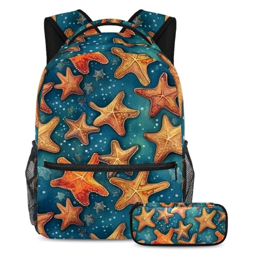 Sac à dos esthétique étoile de mer idéal pour les sorties de week-end