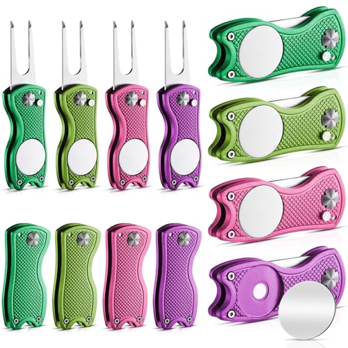 Poen 12 Pack 12/24/36 Pack Golf Divot Repair Tool Set, Vivid...
