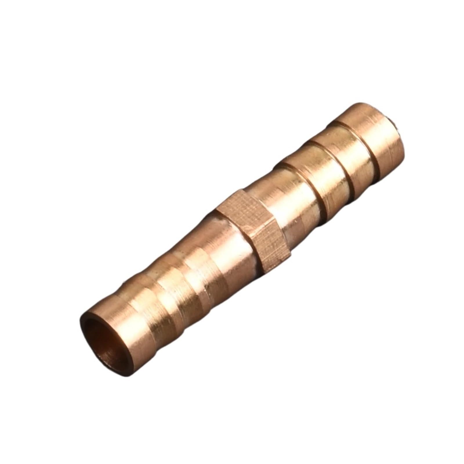 Epaknhgd 20Pcs 1Pc Brass Straight Hose Pipe Fitting Copper Barbed Coupler Connector Adapter