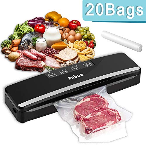 Fnboc Vacuum Sealer Food Saver - One Button Automatic Food Sealer Machine