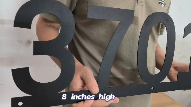 Amazon.com: Personalized Metal Horizontal House Numbers for