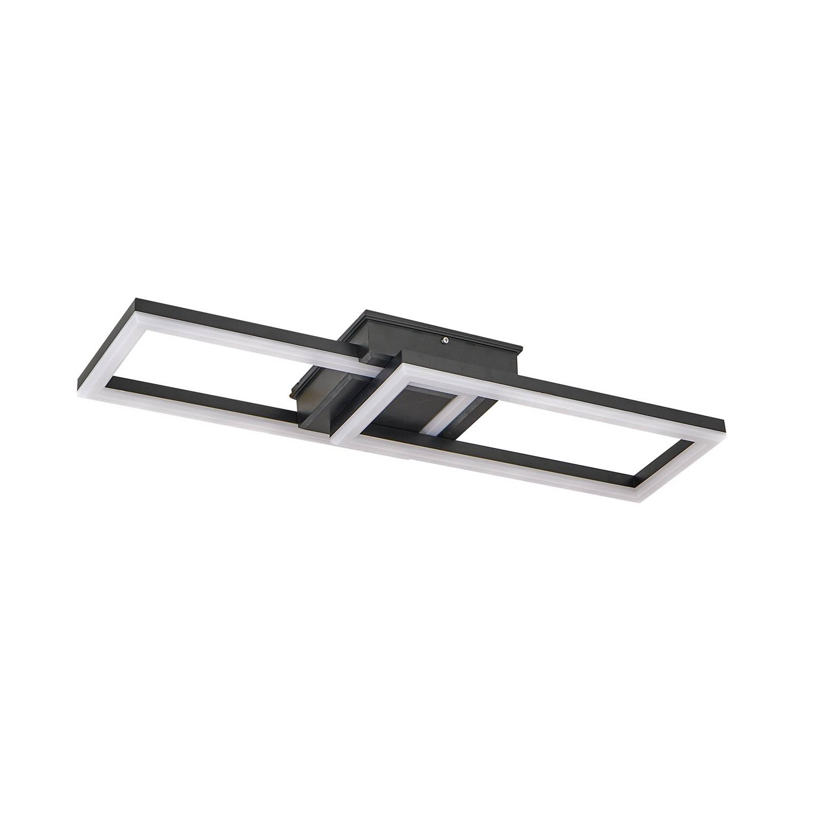 Lindby Plafoniere LED dimmerabile (Moderno) colore Nero, lampadina inclusa lampada da esterni per giardino terrazzo balcone e casa plafoniera