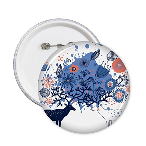 Badge Moose Deer Elk pour personnaliser un vêtement terne ou masquer un défaut 5pcs
