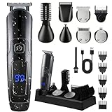 ritarga Beard Trimmer for Men, 20 Length Settings, 14-in-1 Cordless Grooming Kit, Waterproof Electric Razor for Men with A Razor Stand, Hair Trimmer, Nose Hair Trimmer, Cordless Hair Clippers