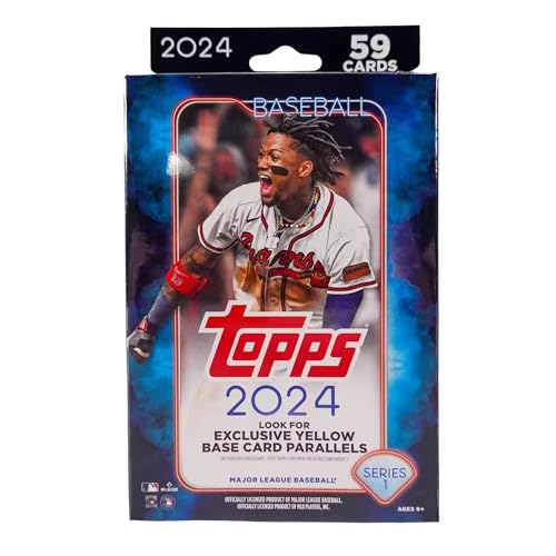Topps 2024 Baseball Series 1 Hanger Pack (59 Cards)