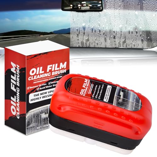 Vibbang Quitamanchas Para Parabrisas, 120ml Glass Cleaning Board, Cepillo De Limpieza De Película De Aceite Para Automóviles, Para Eliminar Manchas De Suciedad y Agua (B)
