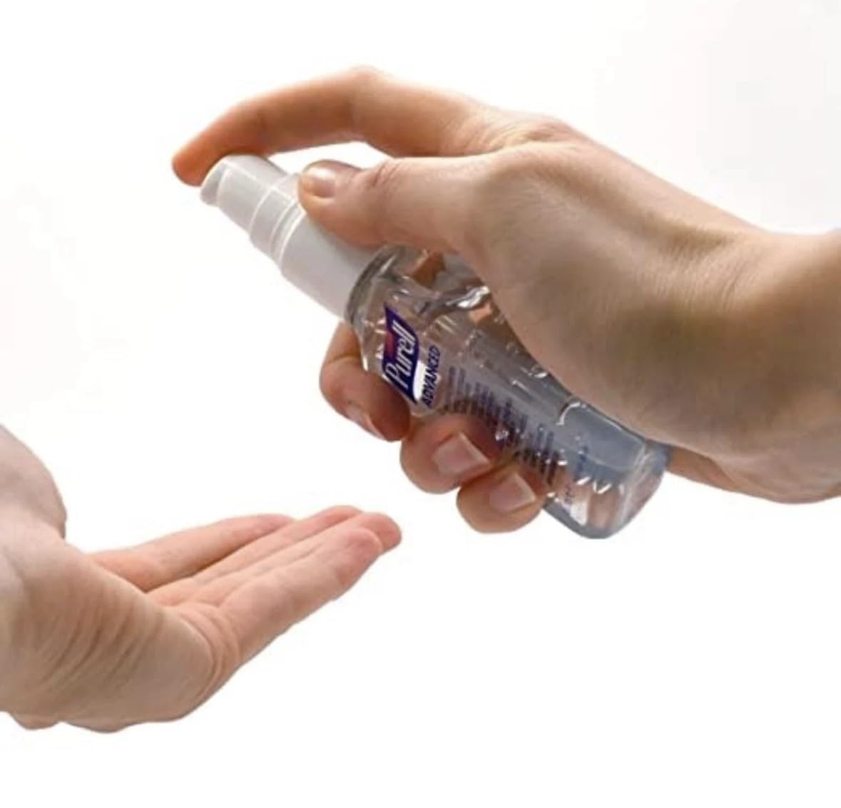 Gel hidroalcohólico DE MANOS PURELL ADVANCED 60ml, alcohol en gel desinfectante manos, Botella de 60ml. Acaba con el 99,99 % de los gérmenes más comunes que pueden resultar nocivos.