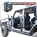SYHVU Front Doors Set Off Road Fit for 2007-2018 Jeep Wrangler JK/JKU,2 Side Rear View Mirrors,Special Outlook Design with Big Tube,Waterproof and Rustproof