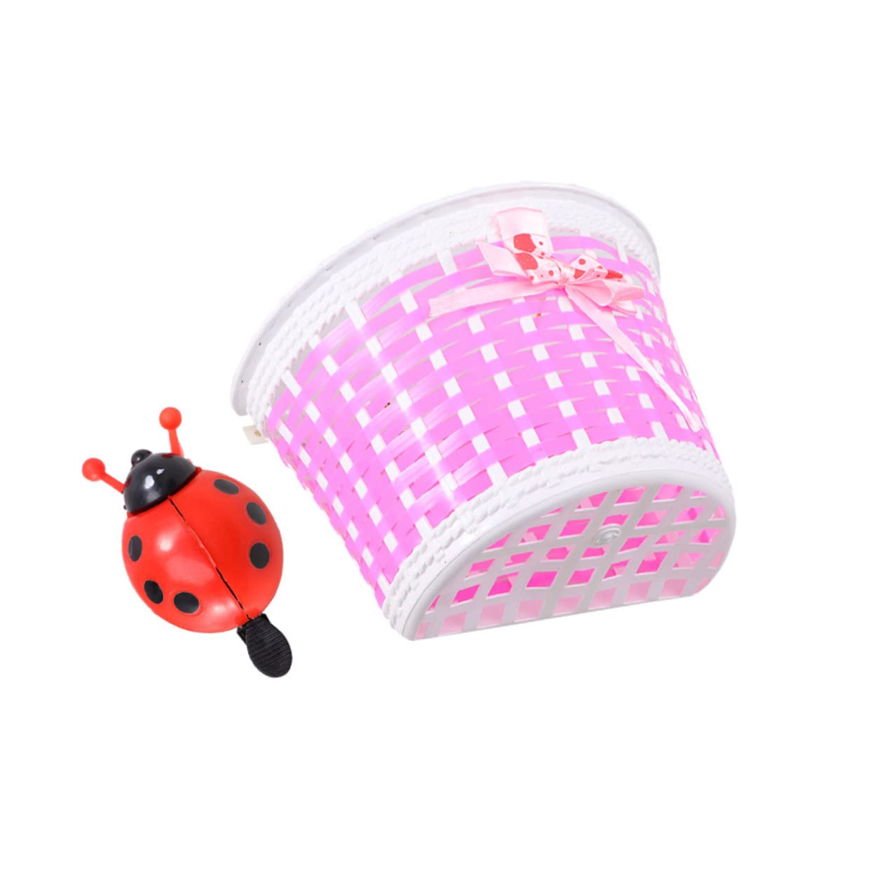 2 Uds Cesta De Almacenamiento para Bicicleta Cesta Portabicicletas Manillar De Bicicleta Campana Cesta para Bicicleta Campana para Bicicleta para Niñas Decoraciones para