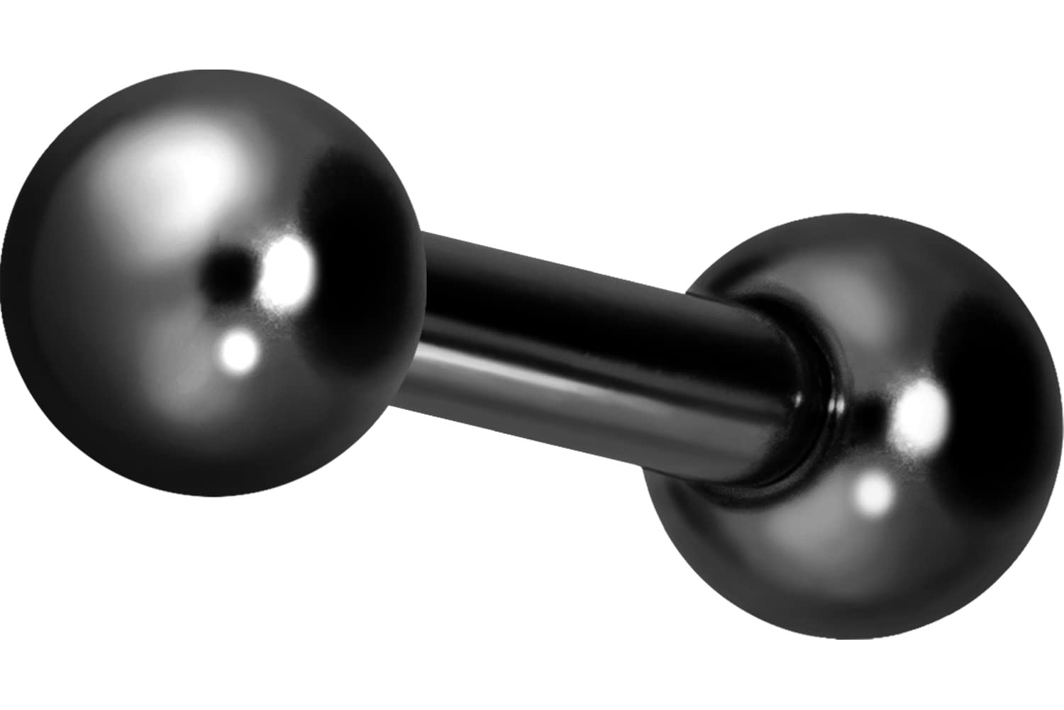 PIERCINGLINE Piercing de titanio con rosca interior, bola de oreja, hélix, tragus, lobo, color y tamaño a elegir