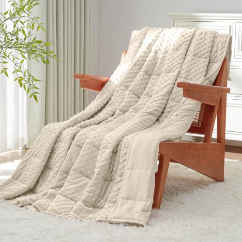 Image of Uttermara Cooling Weighted Blanket for Adults, 15 lbs Queen Size 60 inch x 80 inch
