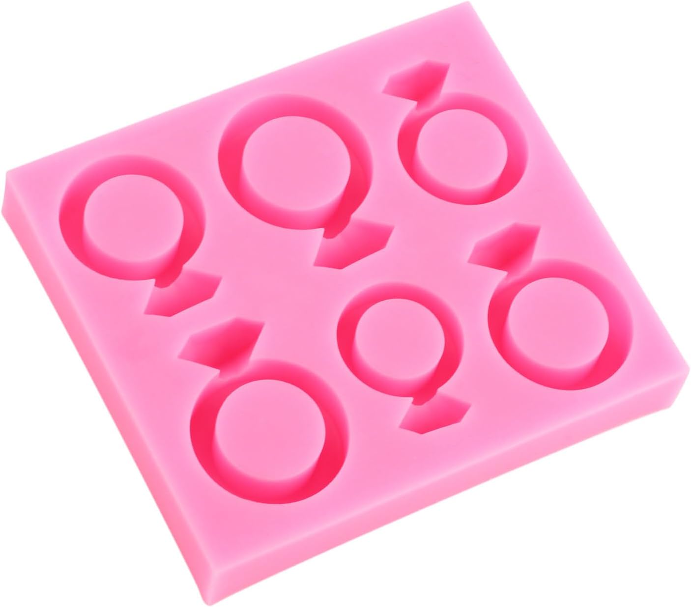 Diamond Ring Silicone Molds Wedding Engagement Ring Fondant Mold