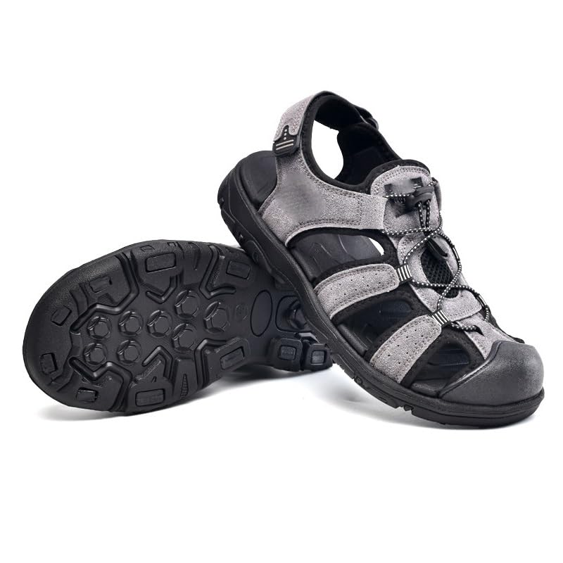 Men Outdoor Casual Sandals Breathable Flat Sole Beach Shoes Comfort Soft Sandals Athletic Male Shoes4