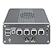 CWWK Intel Alder Lake N100(4C/4T Up to 3.4GHz)/N305(8C/8T Up to 3.8GHz) Dual SFP+10GbE Mini PC|4xIntel I226-V 2.5GbE |DDR5 Memory|PCI-E x4|HDMI+DP+Type-C (10 Gigabit N100, 8G RAM 128G SSD)