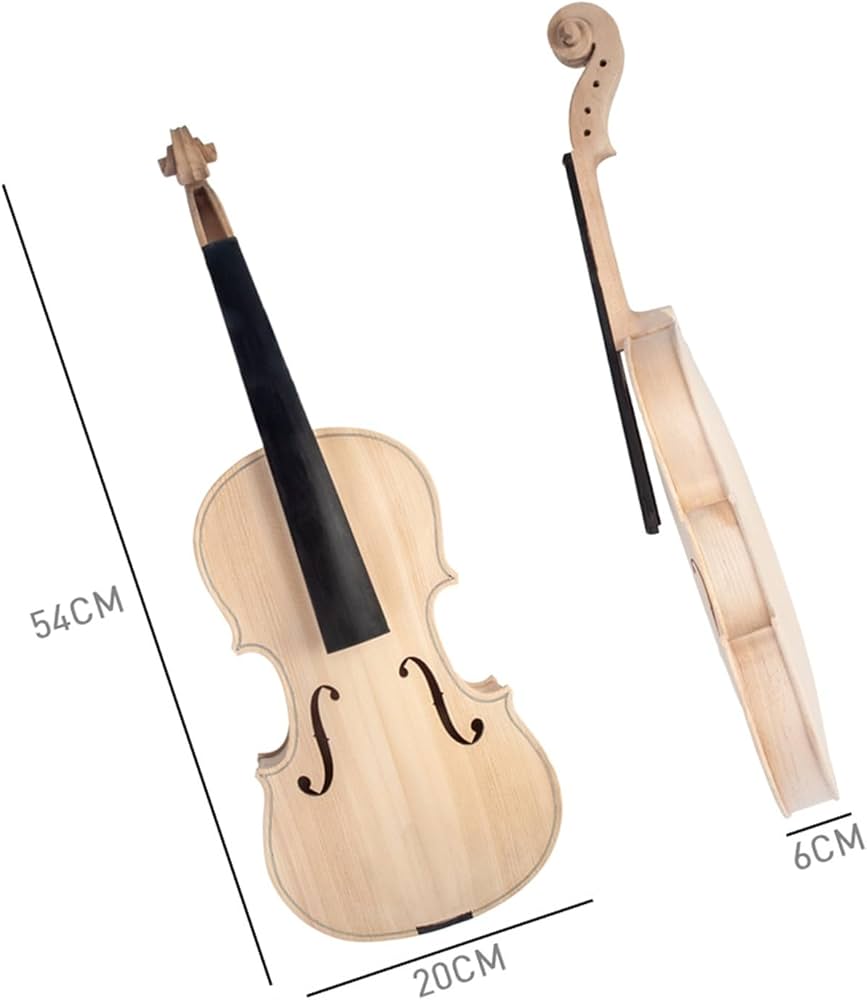 メイプル材 バイオリン4/4裏板 約380mm x 約120mm Amazon.co.jp: 4/4 バイオリンメープル黒檀指板未完成バイオリン