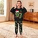 Matching Christmas Pajamas Early Fall Fashion Family Christmas Pajamas Matching Sets Six Seven Xmas Pjs Sleepwear Comfy Long Sleeve 6 7 Holiday Loungewear Plus Size Couples Jammies Black