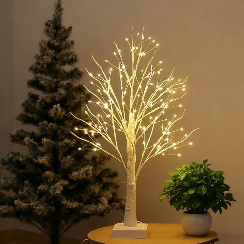 144 LED Birch Tree Lights,Tabletop Bonsai Fairy Light Spirit Tree,DIY Artificial Tree Lamp with...