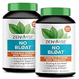 Zenwise No Bloat - Probiotics, Digestive Enzymes for Bloating and Gas Relief - Ginger, Dandelion,...