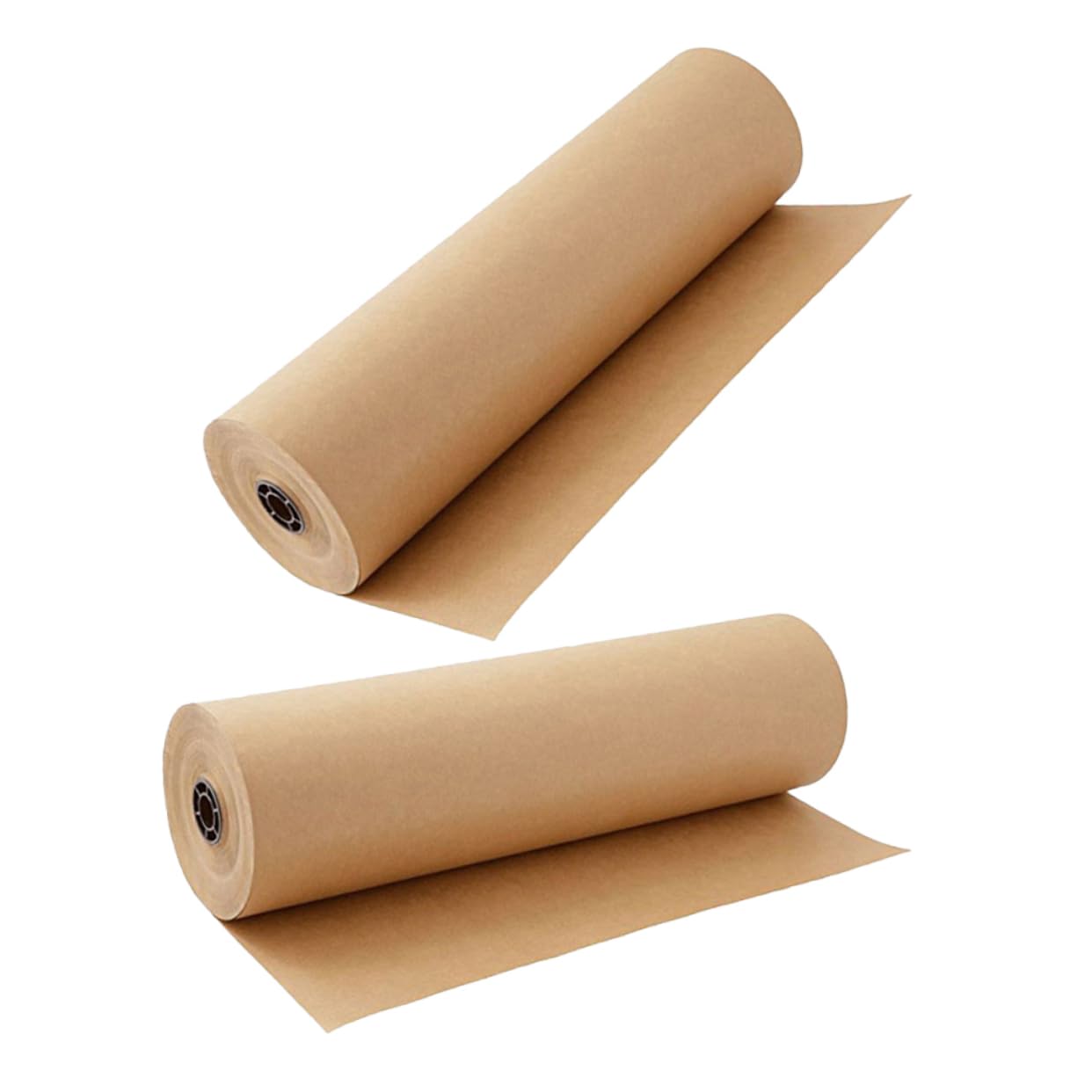 Braune Geschenkpapierrolle aus Kraftpapier 2 Rollen