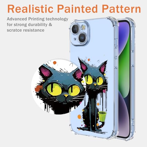 WOKEZ stöttåligt fodral till Motorola Moto G54 med mönsterdesign