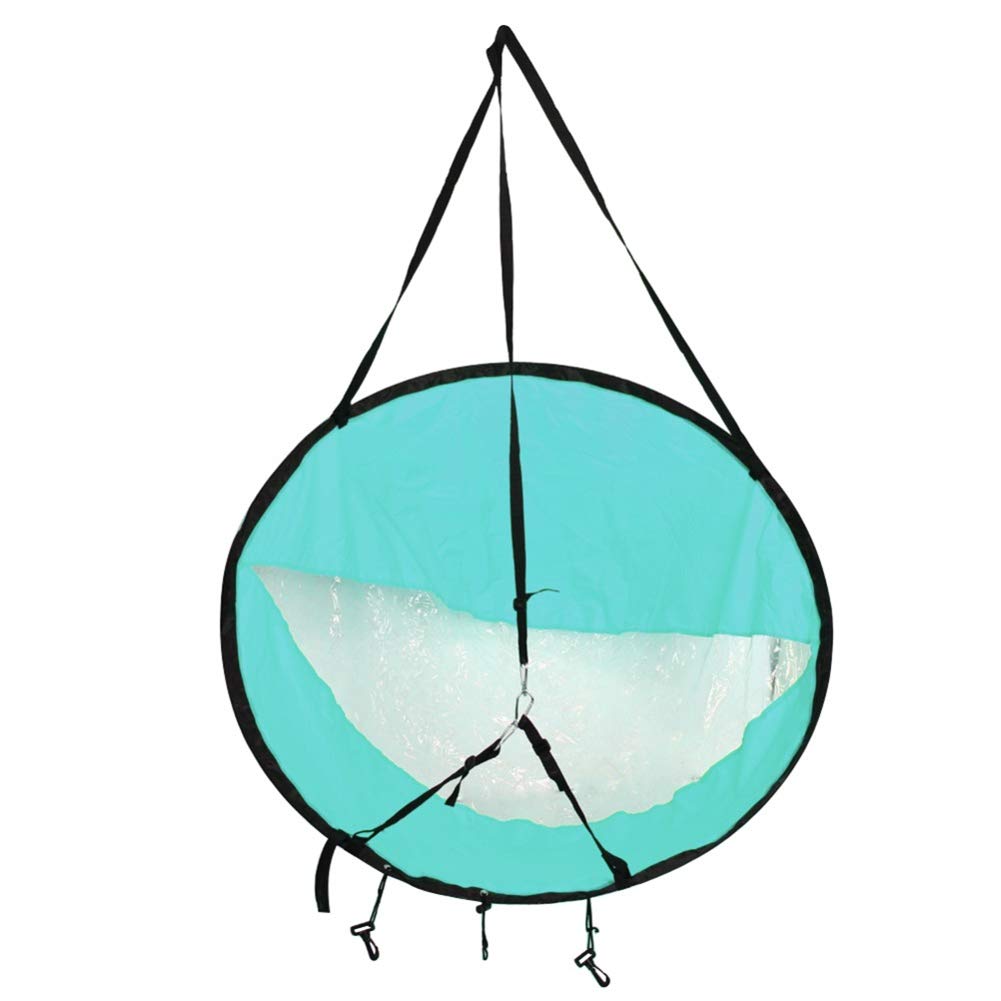 Vela Per Kayak E SUP - 106 Cm, Pieghevole, Con Finestra, Per Vento 4-13 Nodi, Facile Da Usare - Foto 9