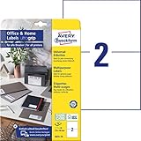 Klebeetiketten mit Top Klebkraft auf verschiedenen Untergründen. Die blanko Etiketten sind einfach und schnell beschriftbar mit den gratis Online Vorlagen von Avery Zweckform