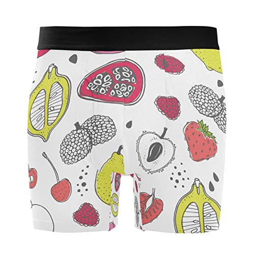 Bóxer para hombre de frutas Vnurnrn calzoncillos cómodos para diario y descanso pack de 2
