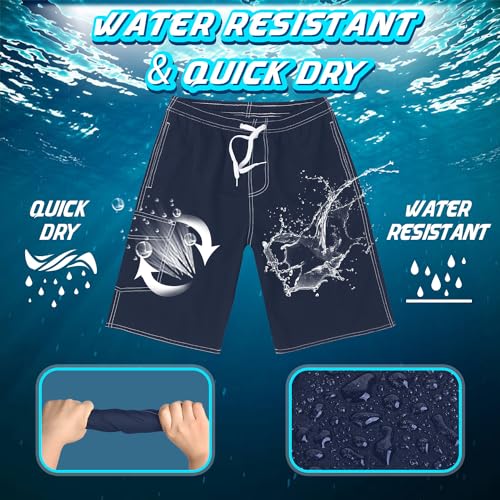 Image of Mens Swimming Trunks Swim Trunks Quick Dry Swim Shorts with Mesh Lining Funny Swimwear Bathing Suits