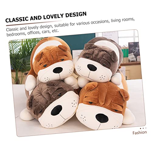 Veemoon Boneca Shar Pei Cachorro De Pelúcia Almofadas De Cachorrinho Pelúcia Grande Bichos De Pelúci